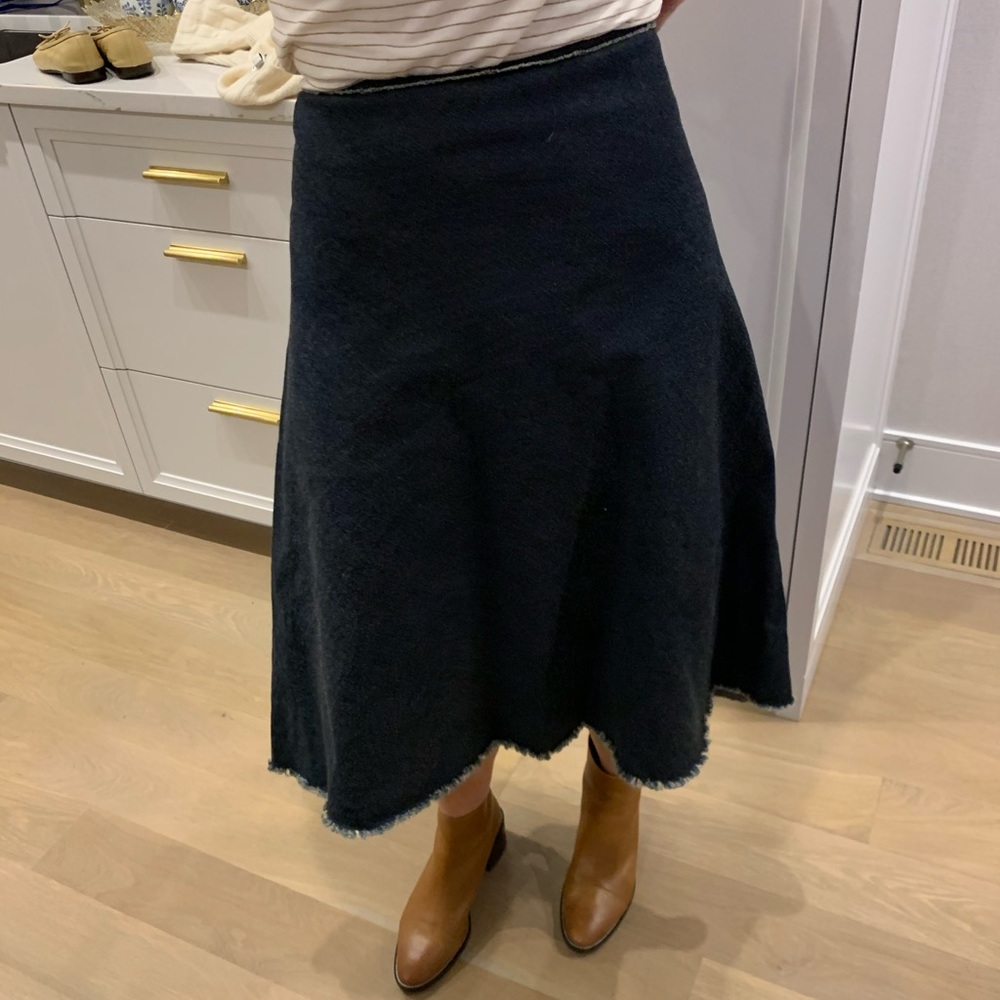 Easton Pearson Denim A-Line Skirt, Size 10